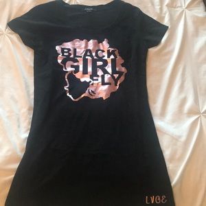 Black girl Fly T-shirt